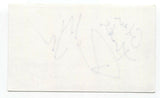 Rich Vos Signed 3x5 Index Card Autograph Signature Actor Comedian