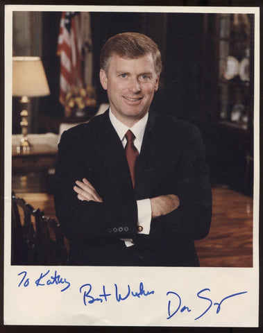 Dan Quayle Signed 8x10 Photo Signature Autographed Vintage Vice President