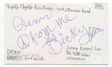 Dicky Barrett Signed 3x5 Index Card Autographed Mighty Mighty Bosstones