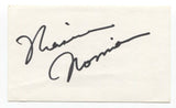 Marnie Mosiman Signed 3x5 Index Card Autographed Signature Star Trek TNG