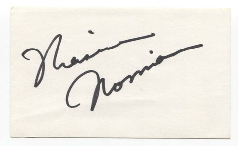 Marnie Mosiman Signed 3x5 Index Card Autographed Signature Star Trek TNG