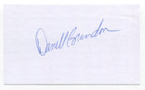 Darrell Brandon Signed Index Card Autographed Baseball MLB Boston Red Sox