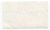 Walter Charles Signed 3x5 Index Card Autographed Signature Actor