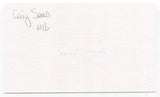 Craig Swan Signed 3x5 Index Card Autographed Baseball MLB New York Mets