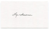 Louis Sossamon Signed 3x5 Index Card Autographed NFL Football New York Yankees