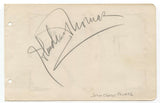 John Charles Thomas Signed Album Page Vintage Autographed Signature Opera Singer