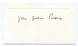 John Gorham Palfrey Signed Card Autographed Signature Attorney Atomic Energy