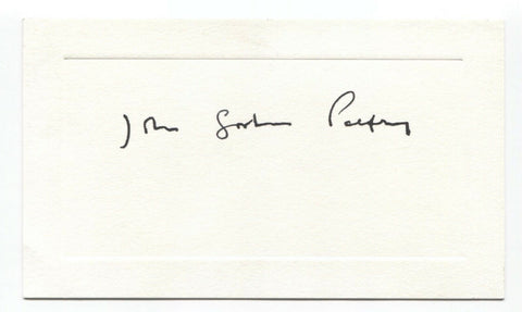 John Gorham Palfrey Signed Card Autographed Signature Attorney Atomic Energy