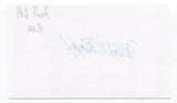 Phil Roof Signed 3x5 Index Card Autographed MLB Baseball Milwaukee Brewers