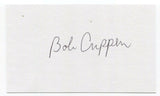 Bob Crippen Signed 3x5 Index Card  Autographed Signature Astronaut NASA Space