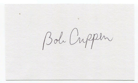 Bob Crippen Signed 3x5 Index Card  Autographed Signature Astronaut NASA Space
