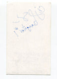 Cliff Saunders Signed 3x5 Index Card Autograph Actress Avonlea Robocop