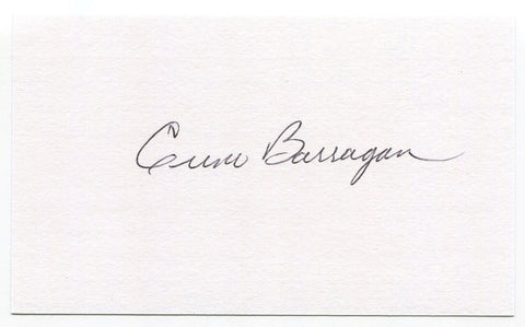 Cuno Barragan Signed 3x5 Index Card Autographed Signature Chicago Cubs MLB