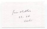 Jim Willis Signed 3x5 Index Card Autograph Baseball MLB Chicago Cubs