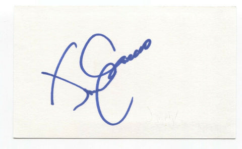 Ours - Jimmy Gnecco Signed 3x5 Index Card Autographed Signature Band