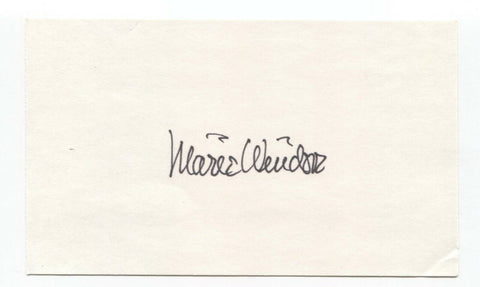 Marie Windsor Signed 3x5 Index Card Autographed Signature Actress