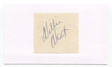 Willie West Signed Cut Index Card Autographed Football NFL Buffalo Bills