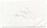 Luc Picard Signed 3x5 Index Card Autograph Canadian Actor Director