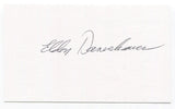 Eldon Danenhauer Signed 3x5 Index Card Autographed NFL Washington Redskins