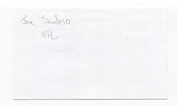 Joe Scudero Signed 3x5 Index Card Autographed NFL Football Washington Redskins