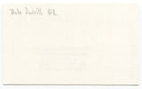 Dale Dodrill Signed 3x5 Index Card Autographed NFL Football Pittsburgh Steelers