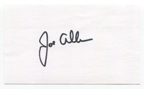 Joseph Allen Signed 3x5 Index Card Autograph Signature NASA STS 5 STS 51-A