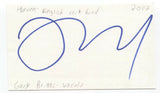 Haven - Gary Briggs Signed 3x5 Index Card Autographed Signature Band