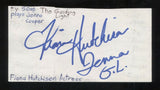 Fiona Hutchison Signed Cut 3x5 Index Card Autographed Signature Actress
