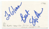 Shii Ann Huang Signed 3x5 Index Card Autographed Signature Survivor