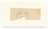 John Gray Signed Cut Index Card Autographed Baseball MLB Philadelphia Athletics