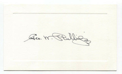George Wallace Phillips Signed Card Autographed Vintage Signature Pastor Author