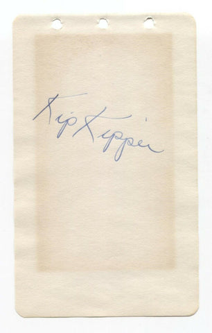 Thornton "Kip" Kipper Signed Album Page Autographed Baseball Phillies