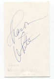 The Whites - Sharon White Signed 3x5 Index Card Autographed Signature Singer