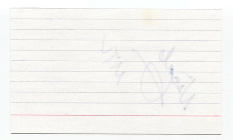 Nicole Holness Signed 3x5 Index Card Autographed Signature Host MTV LIve