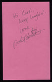 Paula Poundstone Signed Book Page Cut Autographed Cut Signature Comedian 