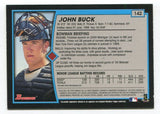 2001 Bowman Gold John Buck Signed Card Baseball Autographed AUTO #142
