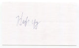 Hugh Yancy Signed 3x5 Index Card Autographed MLB Chicago White Sox