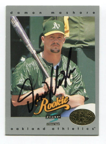 1996 Score Damon Mashore Signed Card Baseball MLB Autograph AUTO 321