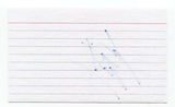 Joe List Signed 3x5 Index Card Autographed Signature Comic David Letterman Show
