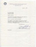 James L. Goddard Signed Letter TLS Autographed Signature Physician 