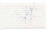 Steve Bays Signed 3x5 Index Card Autographed Signature Hot Hot Heat