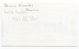 Darold Knowles Signed 3x5 Index Card Autographed MLB Baseball Oakland Athletics