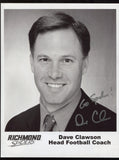 Dave Clawson Signed 8.5 x 11 Photo College NCAA Football Coach Autographed