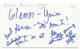 Ashley MacIsaac Signed 3x5 Index Card Autographed Signature Fiddler