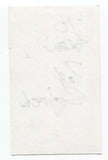Lou Dinos Signed 3x5 Index Card Autographed Signature Comedian Comic Actor