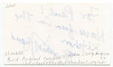 Elizabeth Baird Signed 3x5 Index Card Autographed Signature Canadian Living Chef