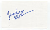 Jessica Holmes Signed Index 3x5 Card Autographed Signature Actress Comedian