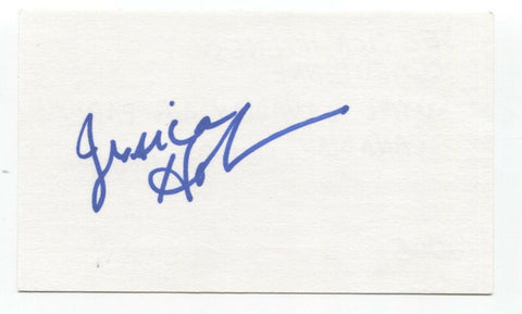 Jessica Holmes Signed Index 3x5 Card Autographed Signature Actress Comedian