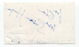 Susan Hogan Signed 3x5 Index Card Autographed Signature Actress
