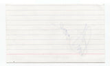 Ron Boone Signed 3x5 Index Card Autograph Signature NBA Basketball Utah Jazz